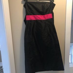 Black tea length dress